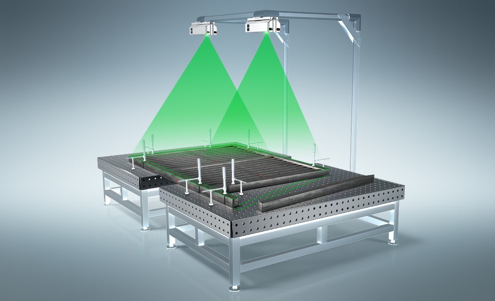 Creating efficiency with laser projection for steel fabrication