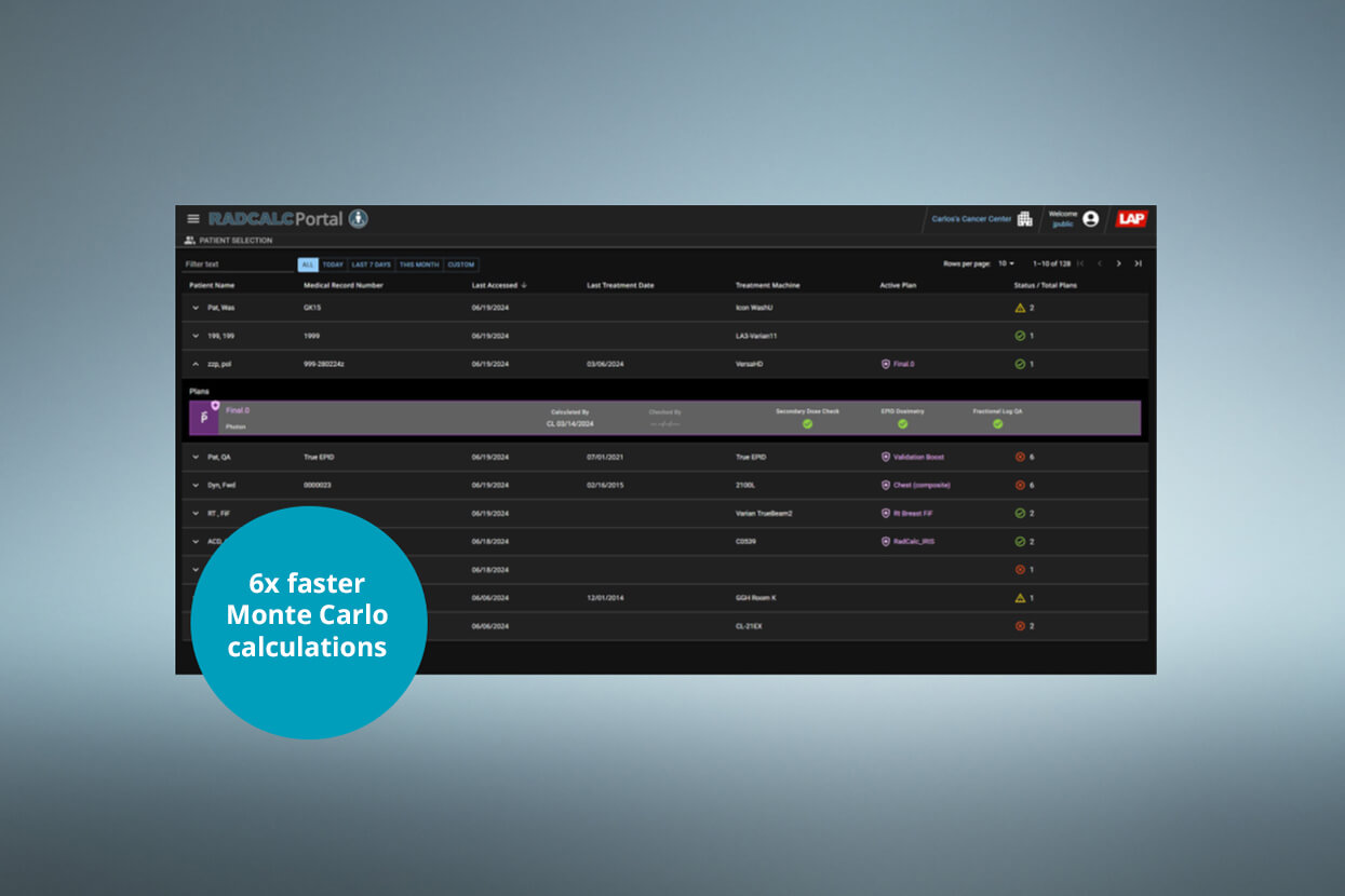 Faire progresser l'assurance qualité patient avec Fast Monte Carlo