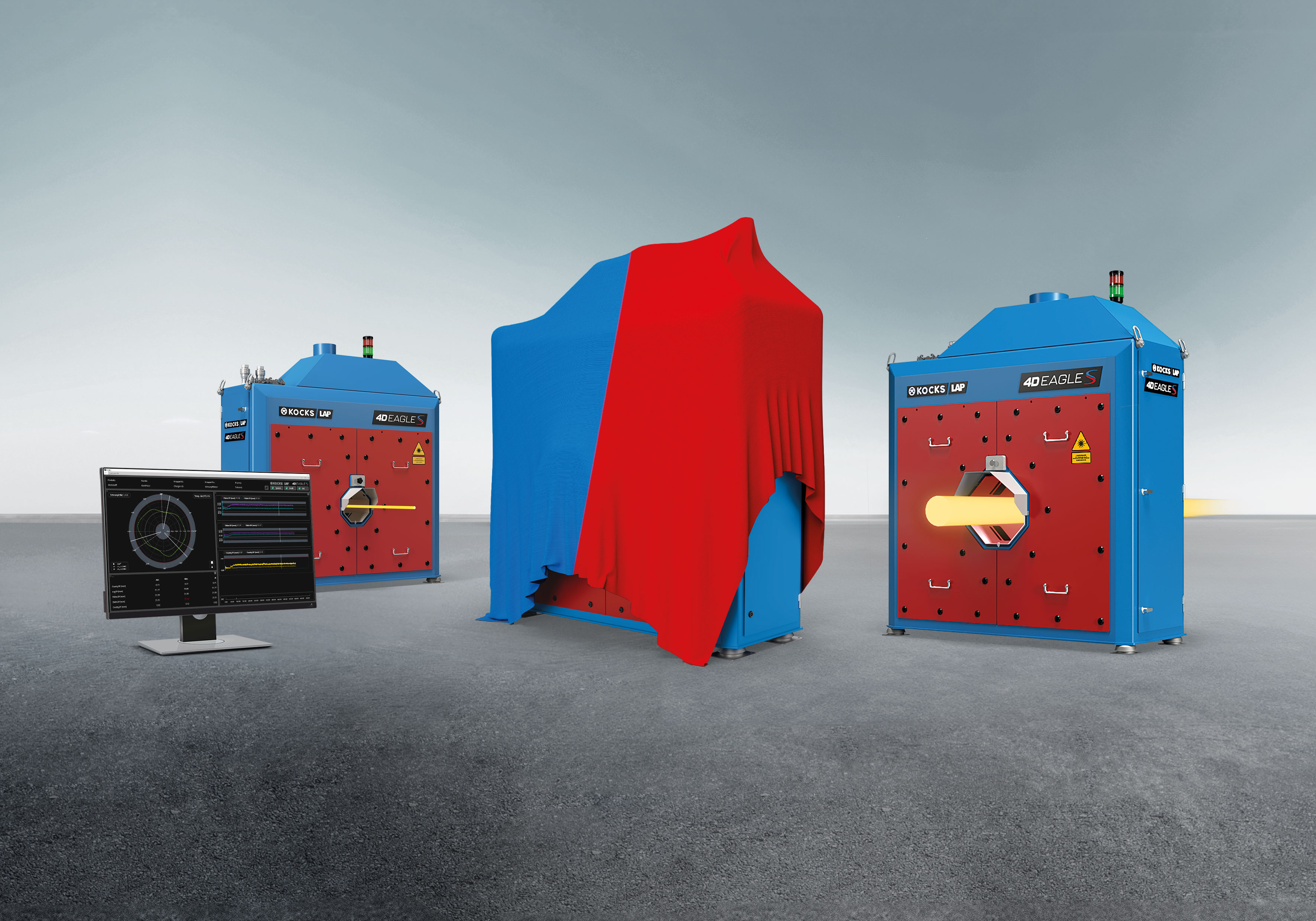 KOCKS and LAP are adding a new “200” size to the 4D EAGLE S 50 and 4D EAGLE S 120 measurement systems, as well as the comprehensively upgraded SMART CORE X software platform. 