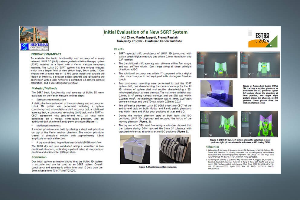 Initial Evaluation of a New SGRT System