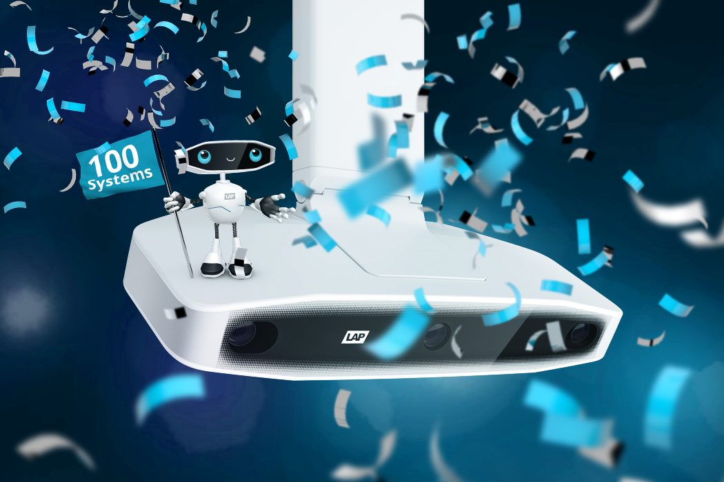 Visual of LUNA 3D celebrating the 100th system