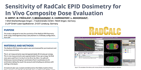 Sensitivity of RadCalc EPID Dosimetry for In Vivo Composite Dose Evaluation